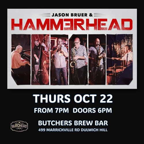 HAMMERHEAD - LIVE AT BUTCHERS BREW BAR! artwork from Butchers Brew Bar