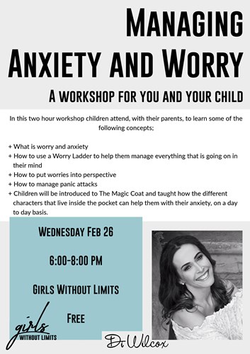 Di Wilcox - Managing Anxiety and Worry